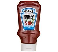 Heinz Tomato Ketchup 50% de sucre et sel en moins Flacon Souple Top Down 435g