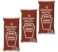 Heinz Tomato Ketchup Sauce tomate en sachet distributeur 3 x 2500 ml 7500ml