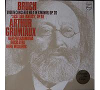 Heinz Wallberg, Conducting the New Philharmonic Orchestra. Arthur Grumiaux Lp. Violin. Max Bruch: Violin Concerto No. 1 in G Minor, Op. 26 'Scottish Fantasy', Op. 46