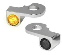 HeinzBikes Nano Clignotants Armatur. Led BREAKOUT HYDR., CHROMÉ