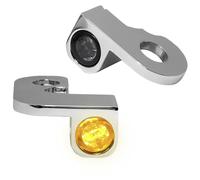 HeinzBikes Nano Clignotants Armatur. Led DYNA 90-17, CHROMÉ
