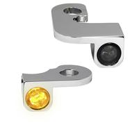 HeinzBikes Nano Clignotants Armatur. Led SOFTAIL 90-14, CHROMÉ