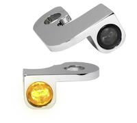 HeinzBikes Nano Clignotants Armatur. Led TOURING 90-08, CHROMÉ