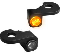 HeinzBikes Nano Clignotants Armatur. Led TOURING HYDR., NOIR