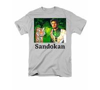 HEIOHL T-Shirt Sandokan The Pirate of Malaysia Adult Size S-4XL GreyLarge