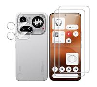 Heioloo 2 Pièces Verre Trempé pour Nothing Phone 4a Pro, [2+2 Pièces] Protection Écran et Caméra Arrière Protecteur, Dureté 9H, Sans Bulles, Ultra Transparent, Anti-Rayure