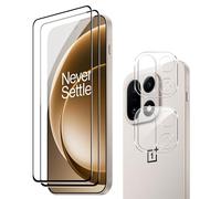 Heioloo 2 Pièces Verre Trempé pour OnePlus 15 5G, [2+2 Pièces] Protection Écran et Caméra Arrière Protecteur, Dureté 9H, Sans Bulles, Ultra Transparent, Anti-Rayure