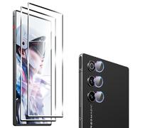Heioloo 3 Pièces Verre Trempé pour ZTE nubia RedMagic 10 Air, [2+1] Pièces Protection Écran et Caméra Arrière Protecteur, Dureté 9H, Sans Bulles,HD Anti-rayure Protection D'écran