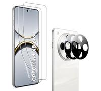 Heioloo 4 pièces Protection écran pour OPPO Find X8 pro 5G, 2 Pièces Protection écran Souple et 2 Pièces Caméra Arrière Protecteur [Film Flexible] [Soft HD TPU] [Clear Anti-Rayures]