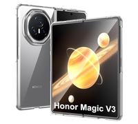 Heioloo Coque pour Honor Magic V3, Ultra-Mince Ultra-légère Antidérapant PC Transparent Coque, Protection Contre Les Chutes, Ultrafine et Résistante, Transparent