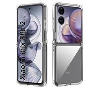 Heioloo Coque pour Xiaomi Mix Flip 2, Ultra-Mince Ultra-légère Antidérapant PC Transparent Coque, Protection Contre Les Chutes, Ultrafine et Résistante, Transparent