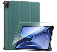 Heioloo Verte Coque pour OnePlus Pad 3 13.2" Housse Protection Etui PU Cuir de Flip Case Cover, Mince Intelligent Housse Coque, [Veille/Réveil Automatique] [Support Fonction] Verte