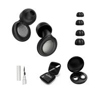 HEION Aura Bouchons d'oreilles réutilisables en silicone antibruit pour dormir, étudier, voyager et environnements bruyants | Ajustement confortable et adaptable avec embouts de tailles multiples |