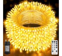 HeiPard Guirlande Lumineuse Exterieure Intérieur 40M 400 LEDs, 8 Modes de Lumière, Étanche Led Lumière pour Le Patio, Le jardin, L'arbre, La Maison, La Décoration D'arbre