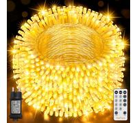 HeiPard Guirlande Lumineuse Exterieure Intérieur 60M 600 LEDs, 8 Modes de Lumière, Étanche Led Lumière pour Le Patio, Le jardin, L'arbre, La Maison, La Décoration D'arbre