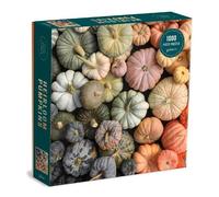 Galison Puzzle Heirloom Pumpkins 1000 pièces Boîte carrée
