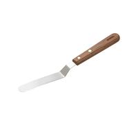 Heirol Couteau palette avec manche en bois incliné Bois de rose-acier inoxydable