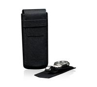 Heisse & Söhne Boite a Montre Mondo Saffiano - Noir/Noir