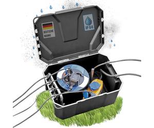 Heissner Z960-00 Power Box - Boitier Protection Etanche Pour Jardinage, Eclairage, Piscine, Artisanat, Lumières de Noël - Coffret Multi Usages