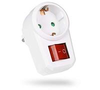 Heitech 04002903 abschal tbarer Entre connecteur 2 Broches, sécurité Enfant Blanc