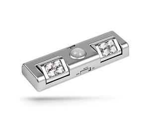 Heitech 04002927 Barre de lumière LED avec détecteur de Mouvement Argent