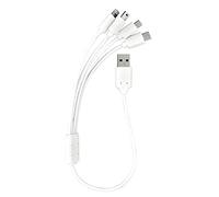 HEITECH Câble de charge USB 4 en 1 pour tous les smartphones Fiche USB A vers type C2