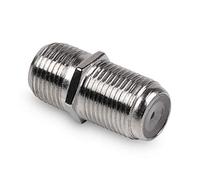 HEITECH Connecteur F pour fiche coaxiale - Connecteur F pour rallonger le câble coaxial - Connecteur F - Adaptateur satellite pour installations BK