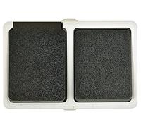 HEITECH Interrupteur/prises de courant avec couvercle rabattable (horizontal) IP 44, VDE CE