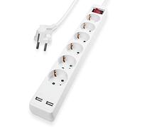 HEITECH Promotion GmbH 04003577 Multiprise 6 prises 250 V