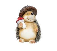 Heitmann Deco Hérisson avec Chapeau - 1090584 - Environ 14 x 14 x 18 cm - Rouge