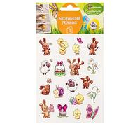 Heitmann Eierfarben - Autocollants Printemps - 1 feuille Coloré