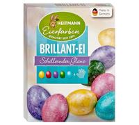 Heitmann Eierfarben, BrillantEi Liquide avec effet brillant 5 couleurs pour œufs blancs et bruns, 1 pièce