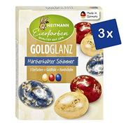 Heitmann Feuille décorative pour ufs de Pâques Doré brillant