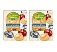 Heitmann Feuille décorative pour ufs de Pâques Doré Brillant, Goldglanz