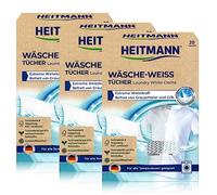Heitmann linge de Blanc Lot de 3 (3 x 20 20 Lingettes)