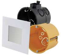 Heitronic 27632 Luminaire à LED encastrable LED LED intégrée 2 W blanc