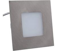 Heitronic 27693 Luminaire à LED encastrable LED LED intégrée 2 W acier inoxydable (brossé)