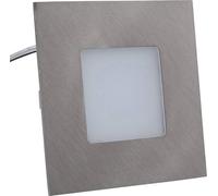 Heitronic 27693 Luminaire à LED encastrable LED LED intégrée 2 W acier inoxydable (brossé)