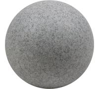 Heitronic 35957 Mundan Lampe de jardin boule LED, Ampoule à économie dénergie E27 11 W gris granite (mat)