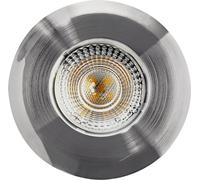 Heitronic 500668 DL7202 Luminaire à LED encastrable LED LED intégrée 5 W nickel