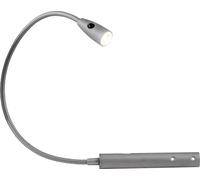 Heitronic Berta 27745 Lampe de chevet à LED LED LED intégrée 1.5 W blanc chaud argent