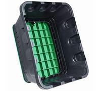 Prise de sol à encastrer Heitronic 21042 noir, vert