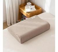 HEIYA Taie d'oreiller en Coton Confortable pour Chambre à Coucher, en Mousse à mémoire de Forme, en Latex, pour Femmes et Enfants, 50 x 30 cm/60 x 40 cm