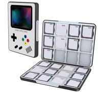 HEIYING Etui de Carte de Jeu pour Nintendo 3DS 3DSXL 2DS 2DSXL DS DSi, Support de Cartouche de Jeu Portable 3DS 2DS DS avec 24 emplacements pour Cartes de Jeu. (Console Black)