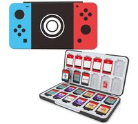 HEIYING Étui pour Carte de Jeu pour Nintendo Switch 2/Switch OLED&Lite,Étui pour Carte de Mémoire Motif Personnalisé avec 24 Emplacements pour Cartes de Jeu et 24 Emplacements pour Cartes Micro SD