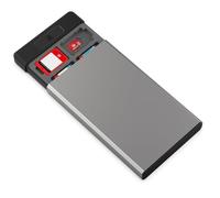 HEIYING Étui pour Cartes de Jeu Nintendo Switch 2/OLED/Lite, Rangement Jeux Switch en Métal avec 20 Emplacements pour Carte de Jeux et 20 Emplacements pour Carte Micro SD