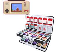 HEIYING Étui pour Cartes de Jeu pour Nintendo Switch 2/Switch OLED, Mallette de Voyage Portable à Motifs Personnalisés avec 48 Emplacements pour Carte de Jeu et 24 Emplacements pour Carte Micro SD