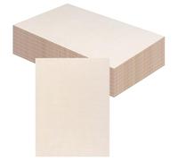 HEIYUET Contreplaqué 2mm - Lot de 24 plaques de bois de tilleul 30 x 20 cm - Planche bois pour gravure laser, découpe laser, bricolage, modélisme, artisanat, peinture, pyrogravure