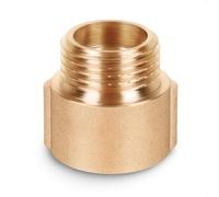 Heizkörperventil-Verlängerung/ Verlängerungsnippel - rund, Messing, 1/2"x15mm BSP-Gewinde