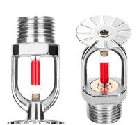 HEJIGOOD Lot de 2 têtes d'arrosage DN20 de 1,9 cm en laiton chromé avec déclencheur de température de 68 ℃ - Suppression automatique d'incendie (pendentif)